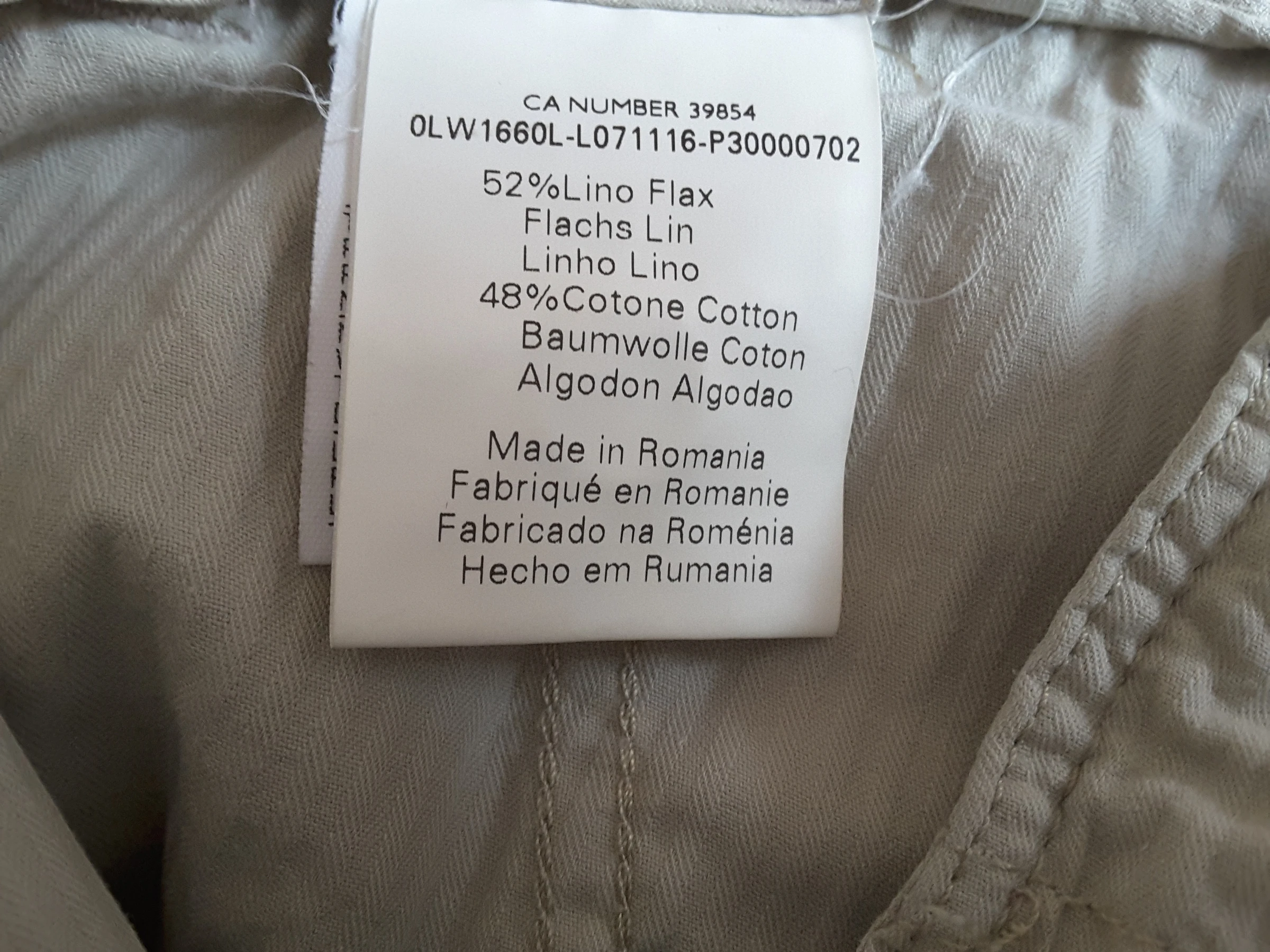 Ecru Trousers – Malboro Classics – 38 – photo 4